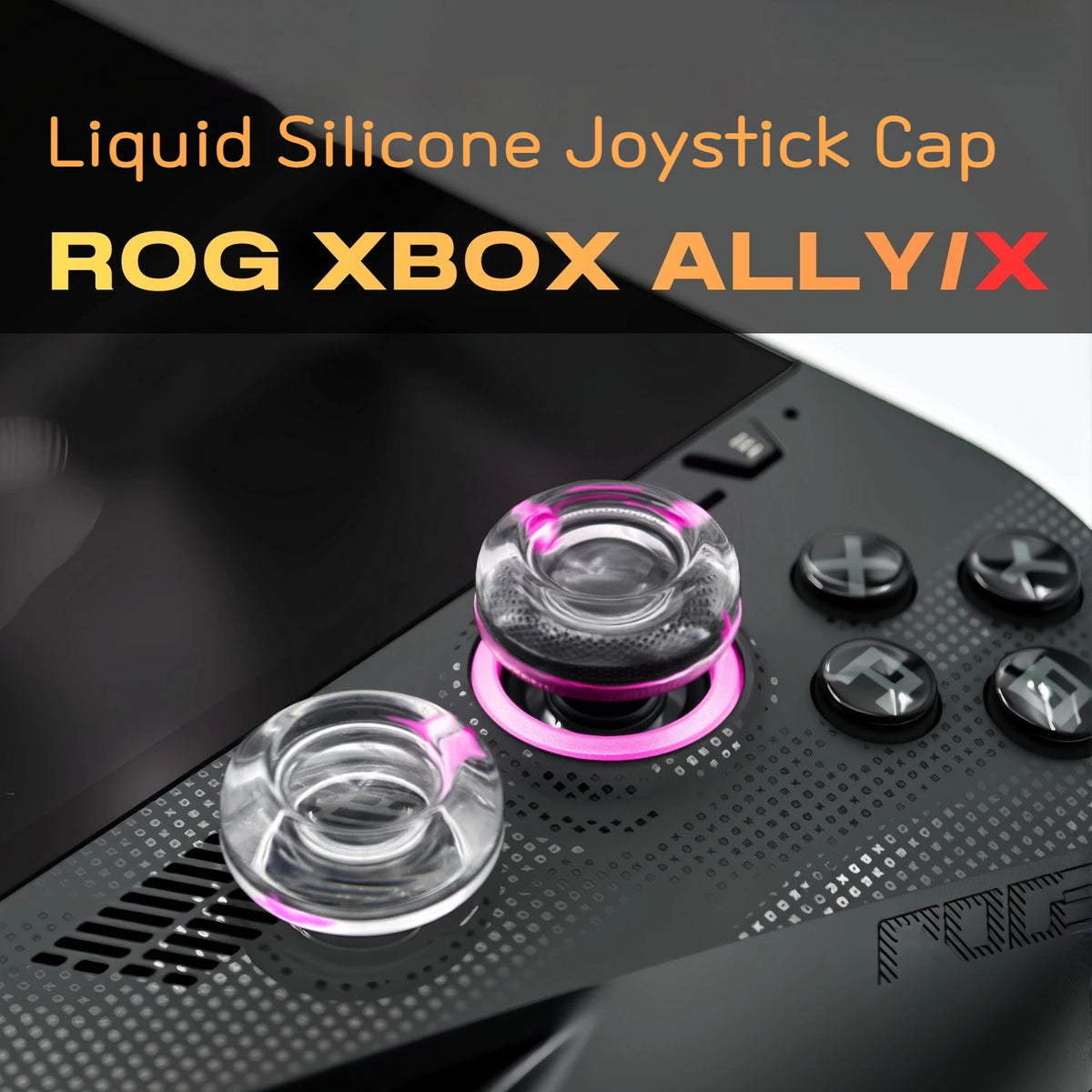 1Pair/2Pcs Liquid Silicone Joystick Caps for ROG XBOX Ally X