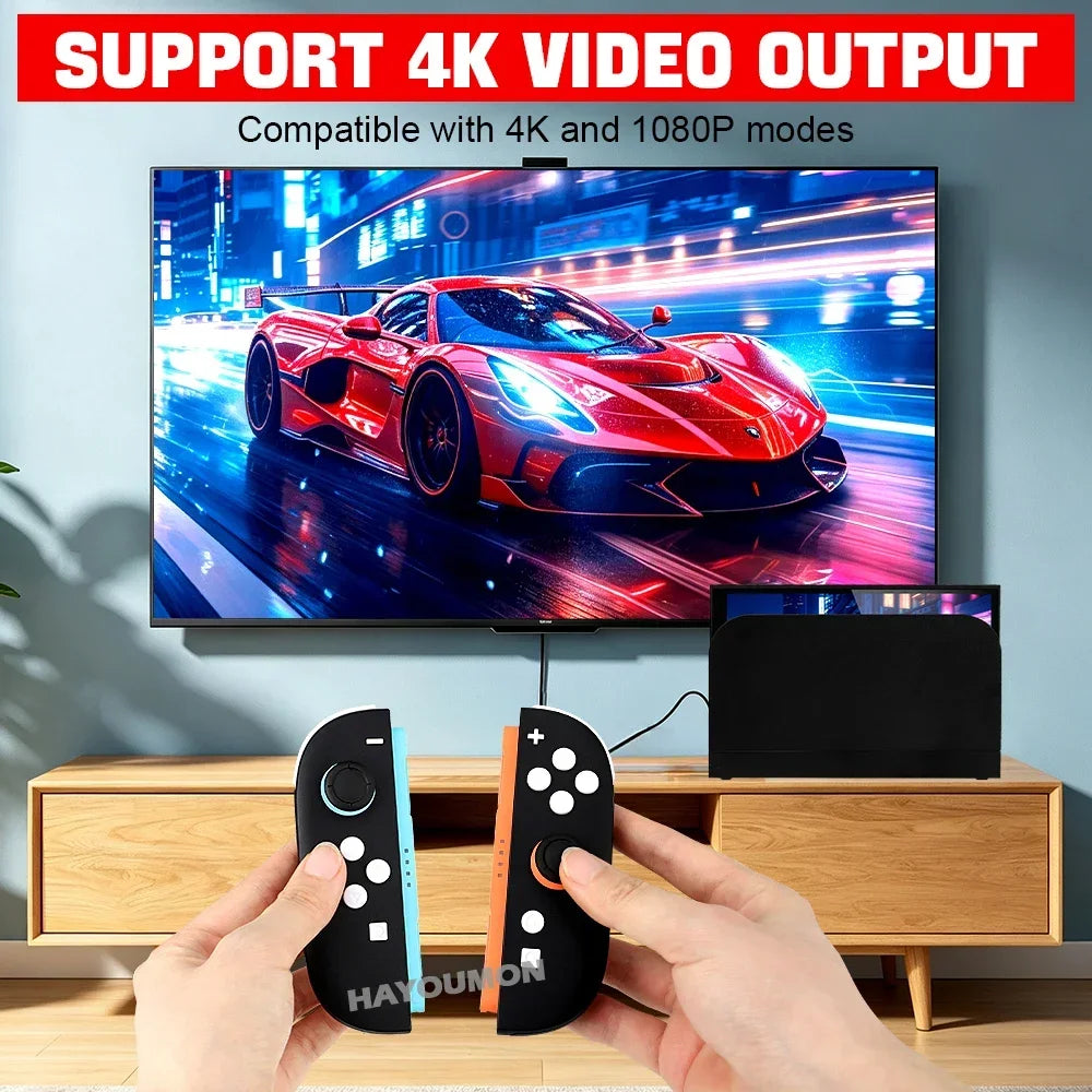 New Black TV Dock Charger Station Stand For Switch 2 Chargin