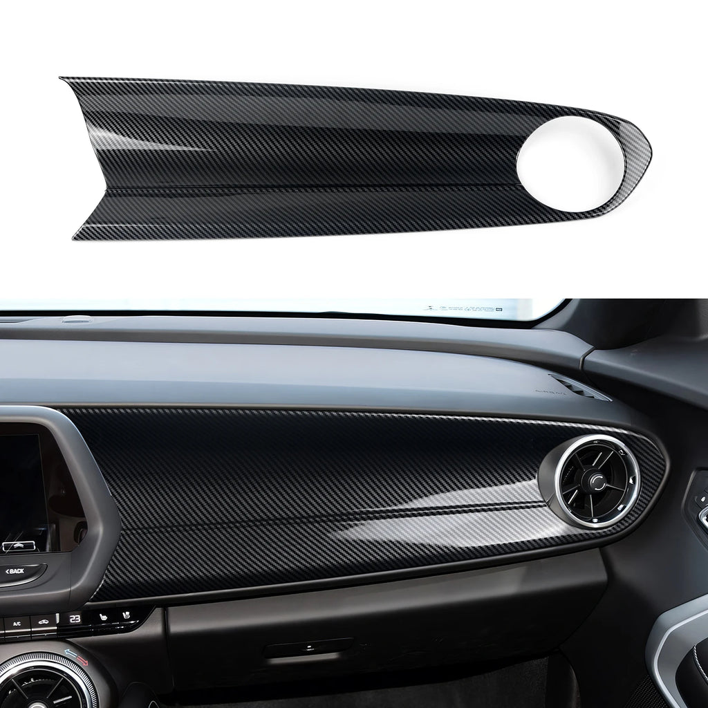 ABS Trim Car Steering Wheel Button Panel Cover Carbon Fiber Interior Sticker For Chevrolet Camaro ZL1 2016-2026 Accessories