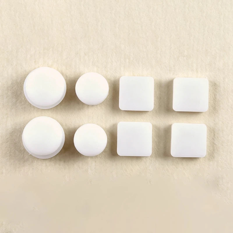 1/2Sets Screw Hole Dustproof Rubber Plug Feet Cover Suitable For 3DS XL/LL Console Bottom Rubber Cushion Replacement Parts