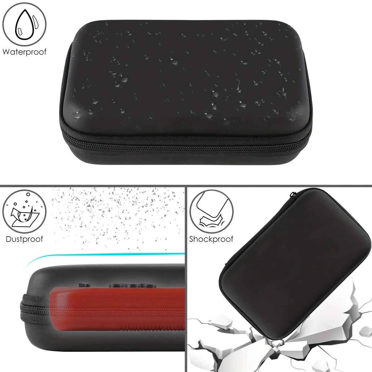 Handheld Game Console Carrying Case Protective Travel Retro 