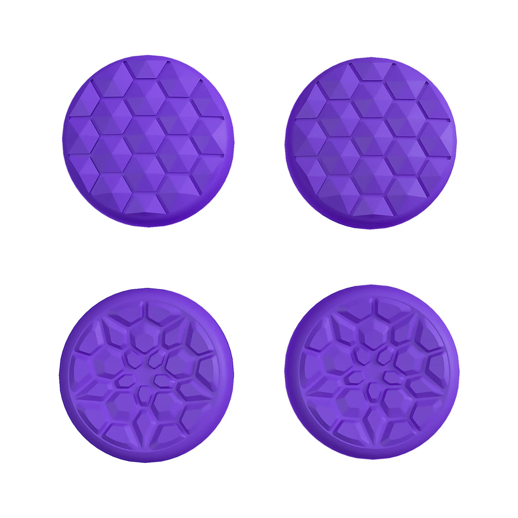 PlayVital Thumb Grip Caps for Steam Deck LCD & OLED Thumbsticks Grips for PS Portal Remote Player - Diamond Grain & Crack