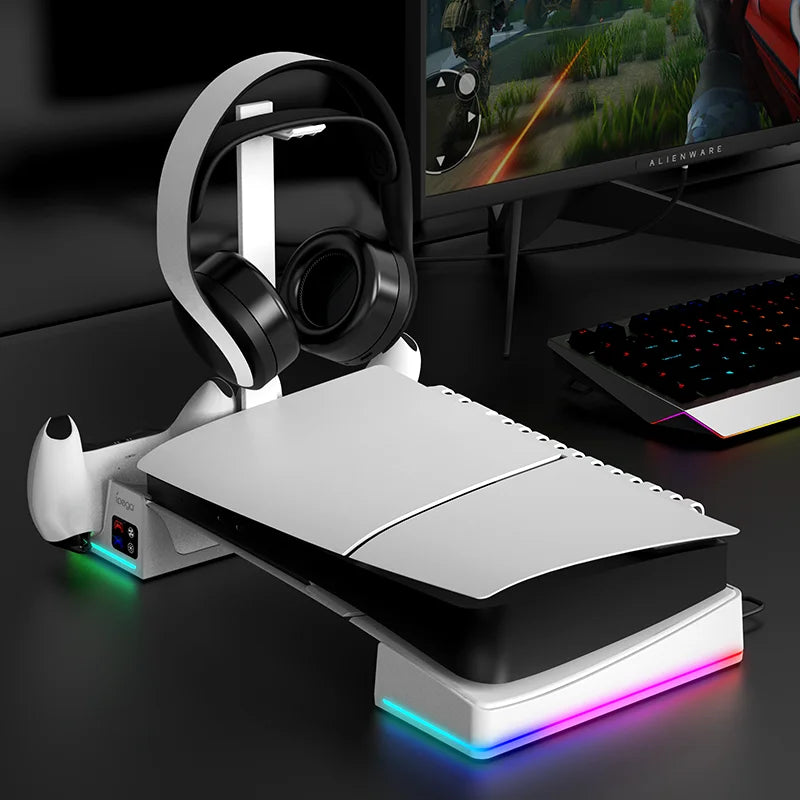 IPEGA Multi-Functional Horizontal Stand for PS5 Slim/Pro Con