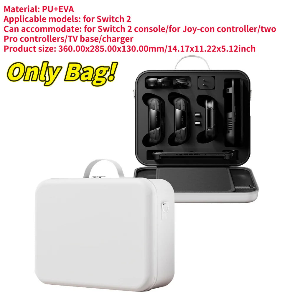 Carrying Protective Case For Nintendo Switch 2 Anti-scratch Protective Pouch Travel Storage Bag For Switch 2 Console Joy-Con
