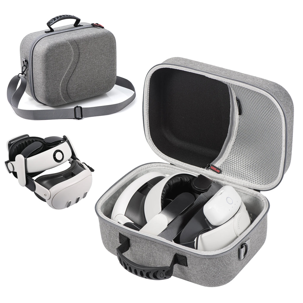 Carrying Case for Meta Quest 3 Hard Shell Travel Bag with Oc