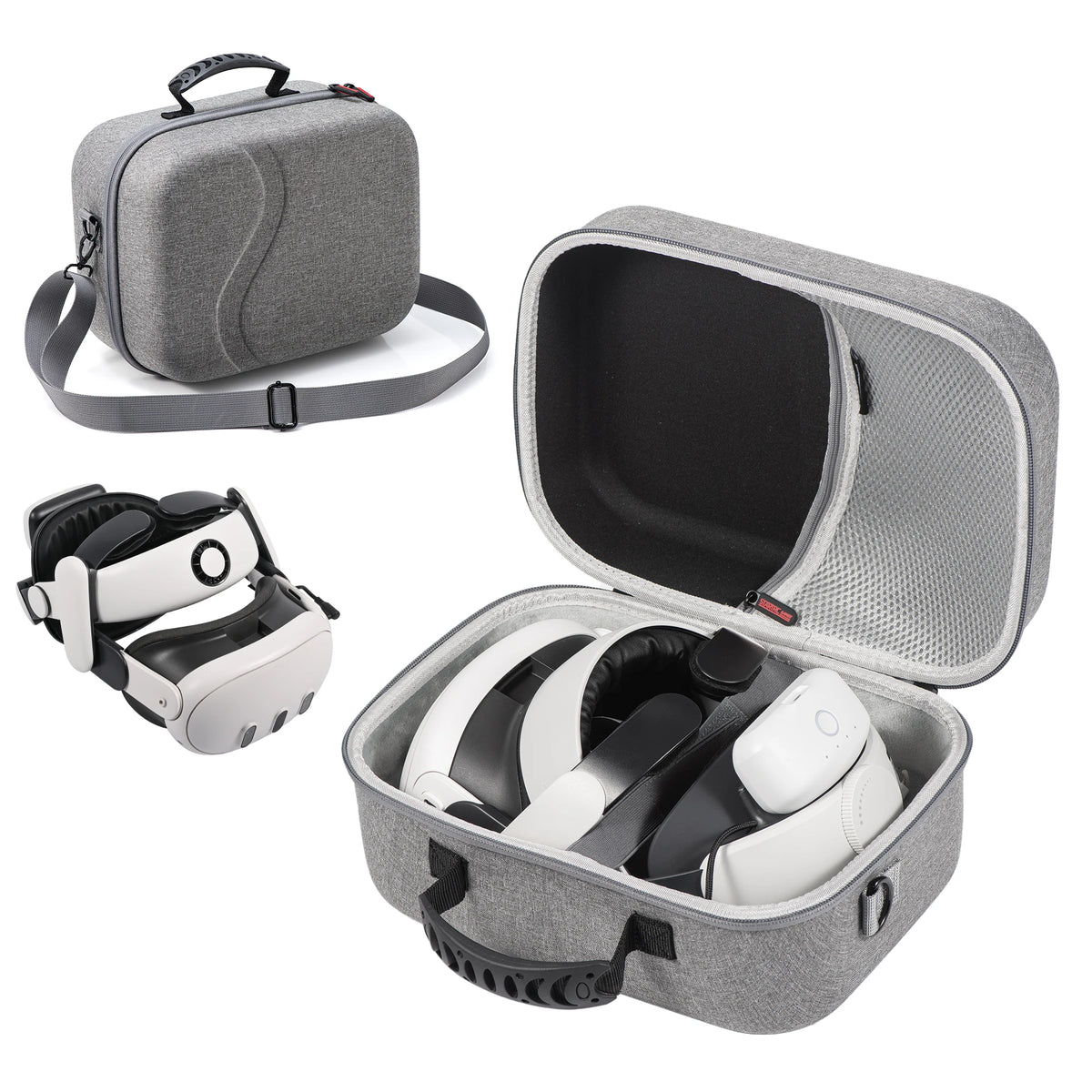 Carrying Case for Meta Quest 3 Hard Shell Travel Bag with Oc