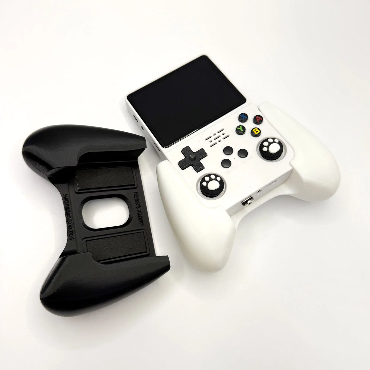 For R36S Grip Easy Install Lightweight Version 3D Printed Co