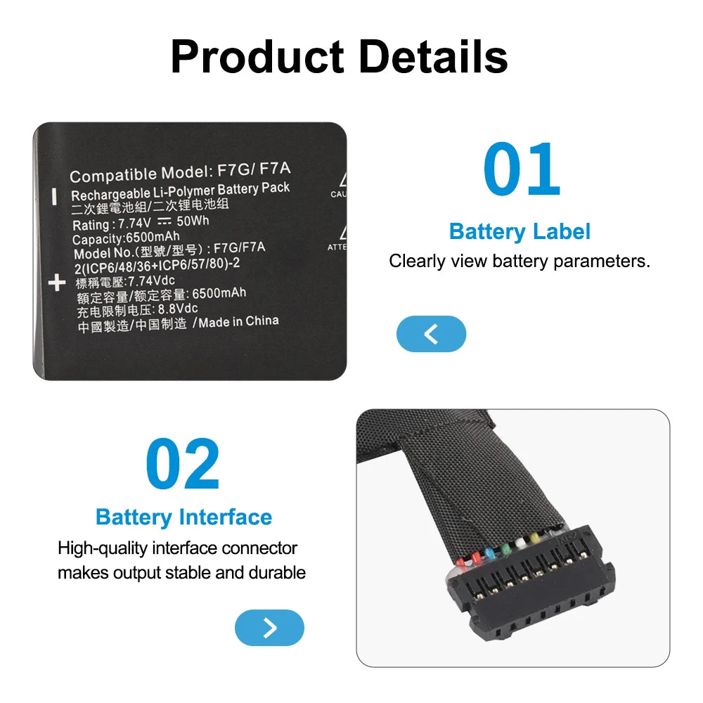 F7A F7G Replacement Battery 7.74V 50Wh for Steam Deck LCD OL