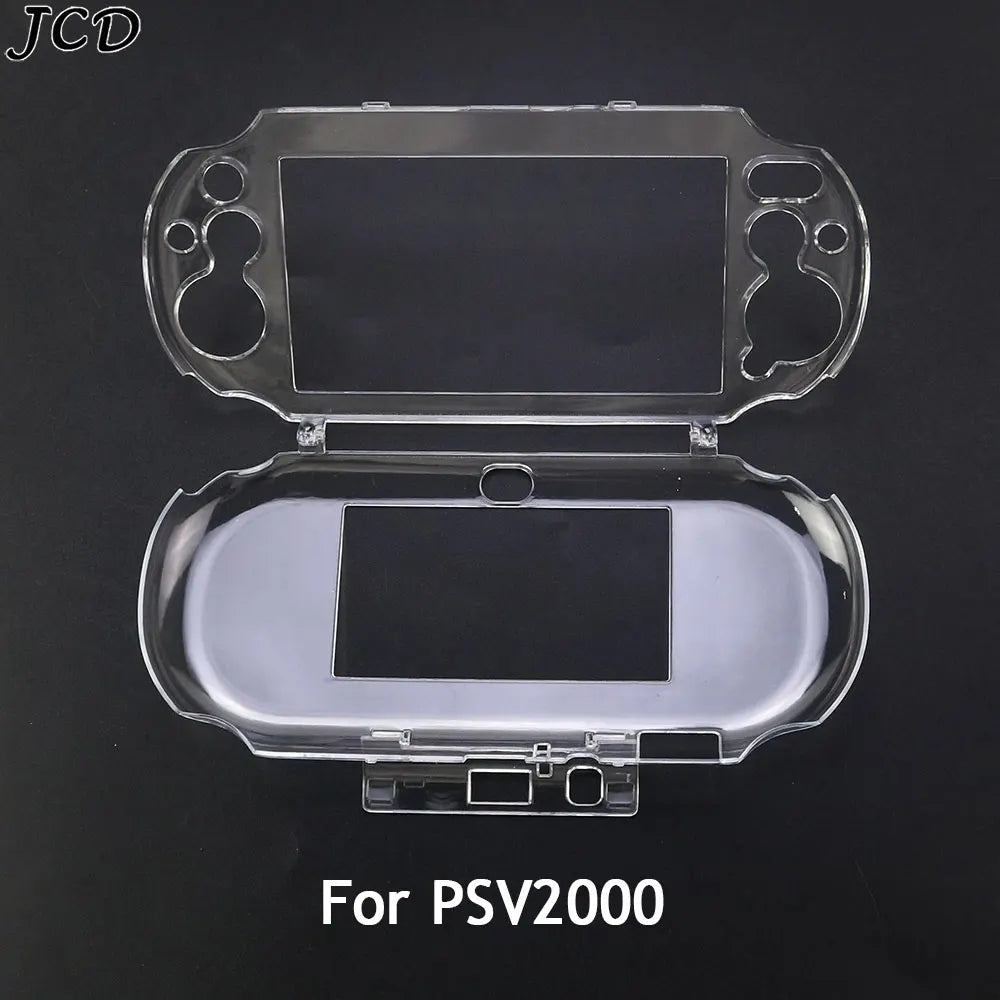 JCD Clear Crystal Protective Case Hard Shell for PS Vita PSV 1000 2000 PSP Go Transparent Protection Cover For PSP1000 2000 300