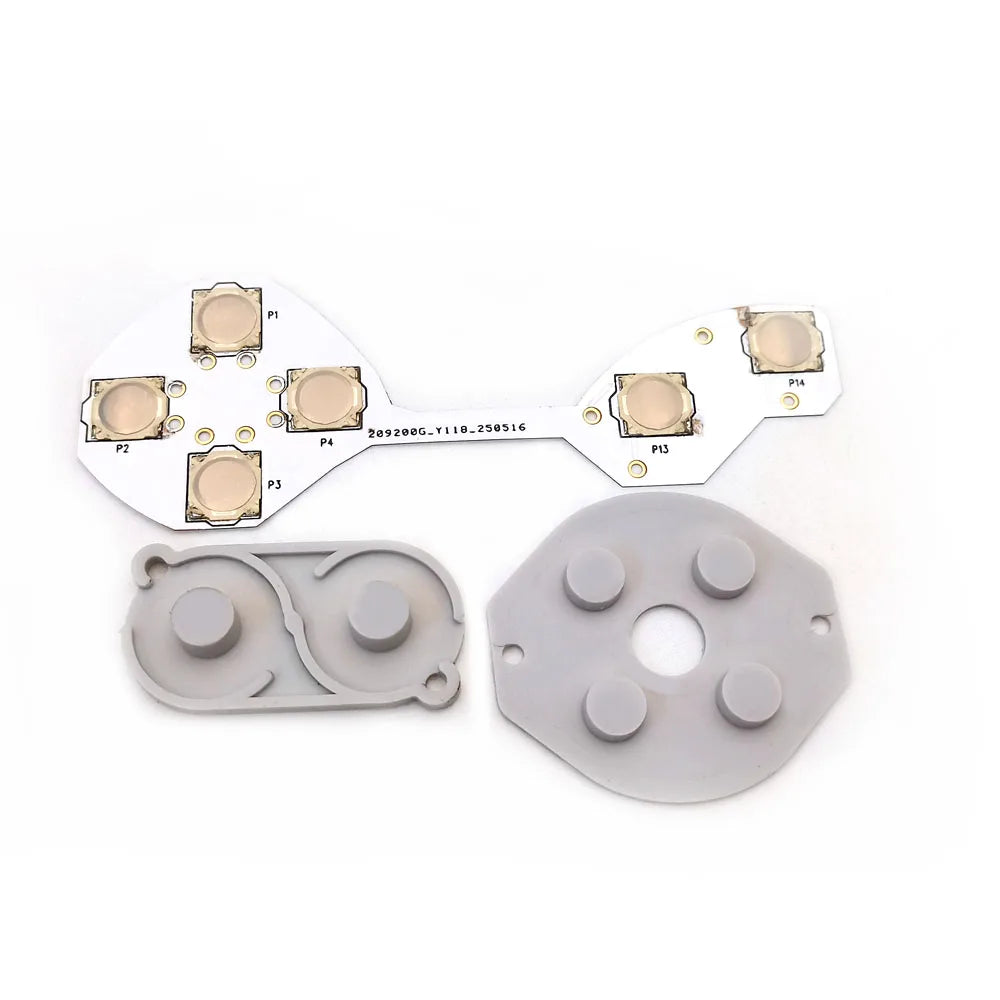 New Conductive Tacktile Clicky Film Button Modify Kits A B D-Pad Button Rubber Pad Mod Kit For GBA GBC GBP GB Console