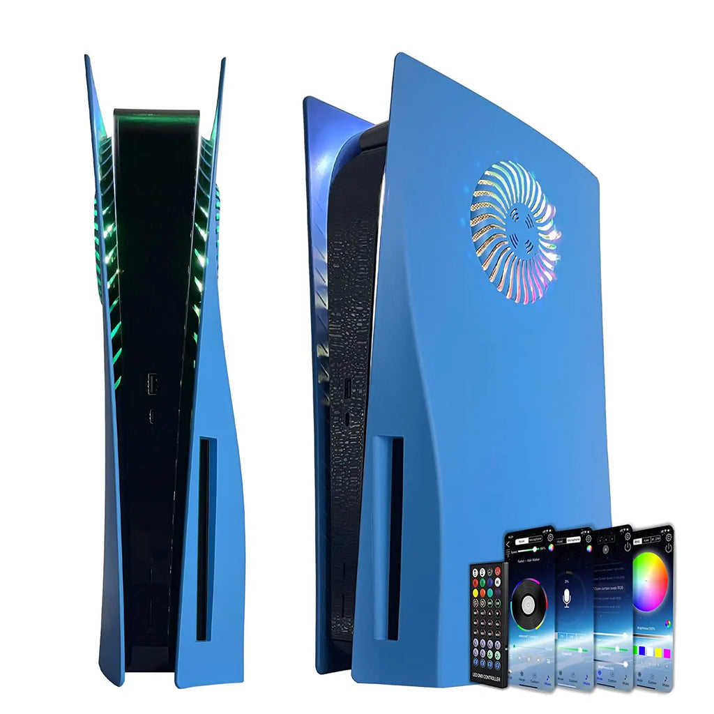 Replacement Faceplate Cooling Vents with RGB Light Strip LED