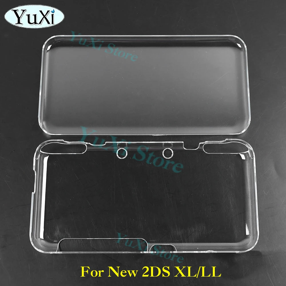 Clear Crystal Protective Case For New 2DS XL LL Plastic Hard
