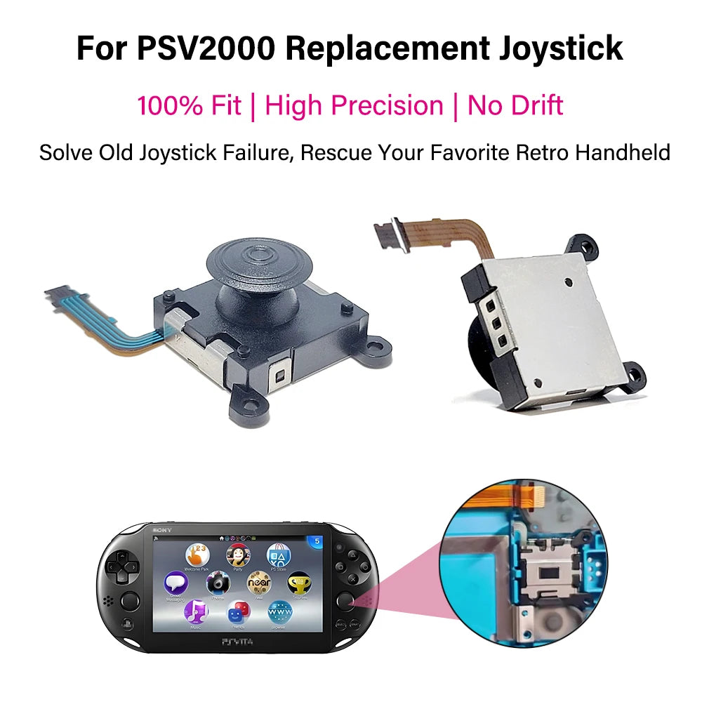 2/4/10pcs K-Silver JP17 3D Analog Stick for PS Vita 2000 PSV