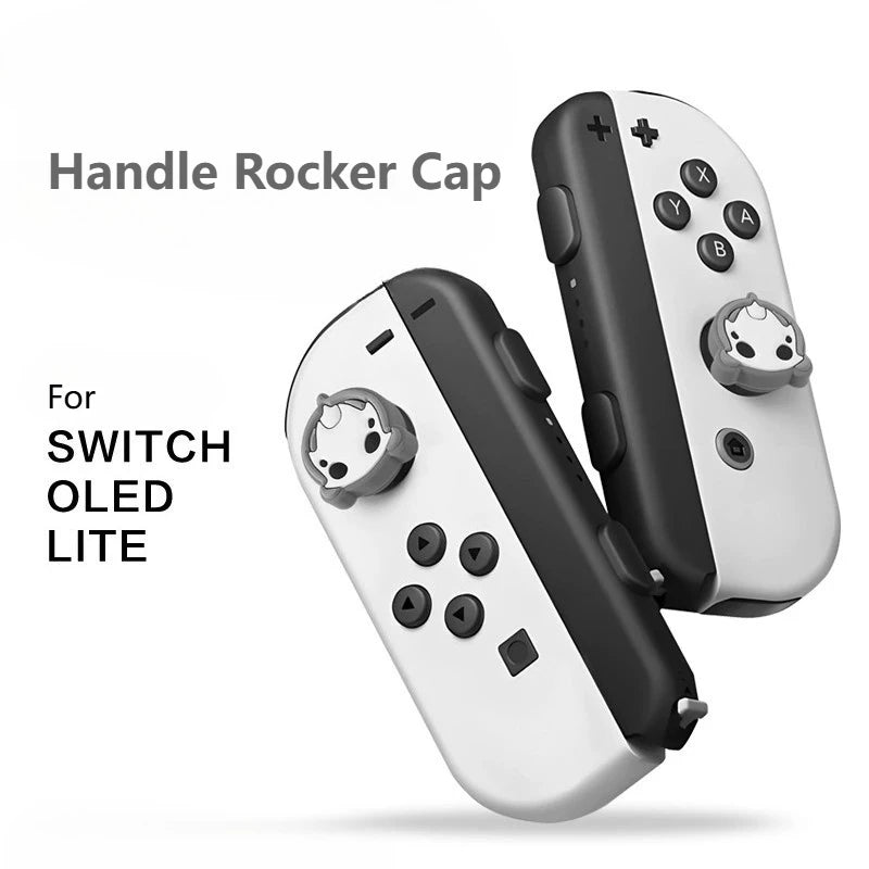 2pcs Cartoon Silicone Analog Thumb Grip Caps Compatible with