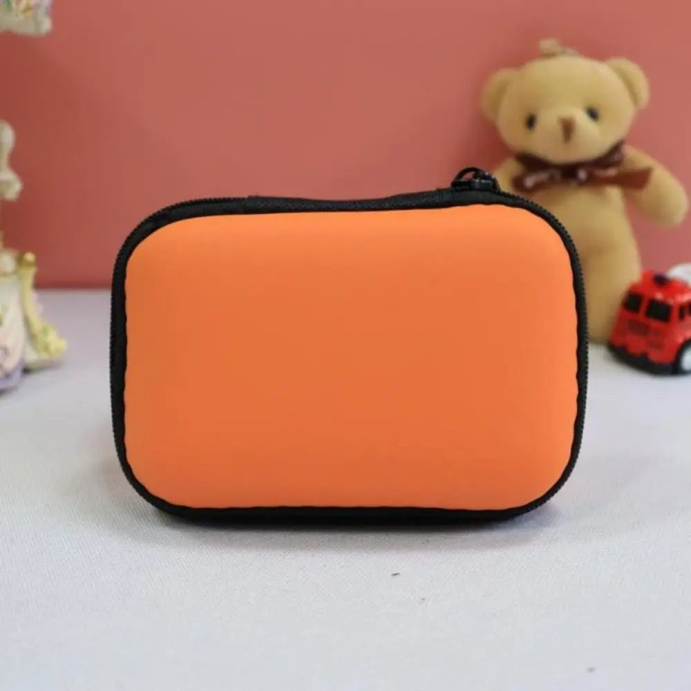 1Pcs Portable Game Console Case For RG35XX H Game Console Case Storage Bag Protective Zipper Carry Bag EVA Hard Handbag