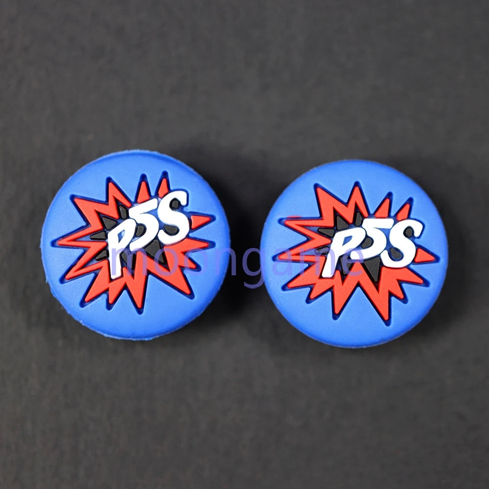 100pcs Replacement For PS3 PS4 PS5 Xbox 360 One Switch Pro Thumbstick Caps Silicone Analog Thumb Stick Grips Joystick Cover