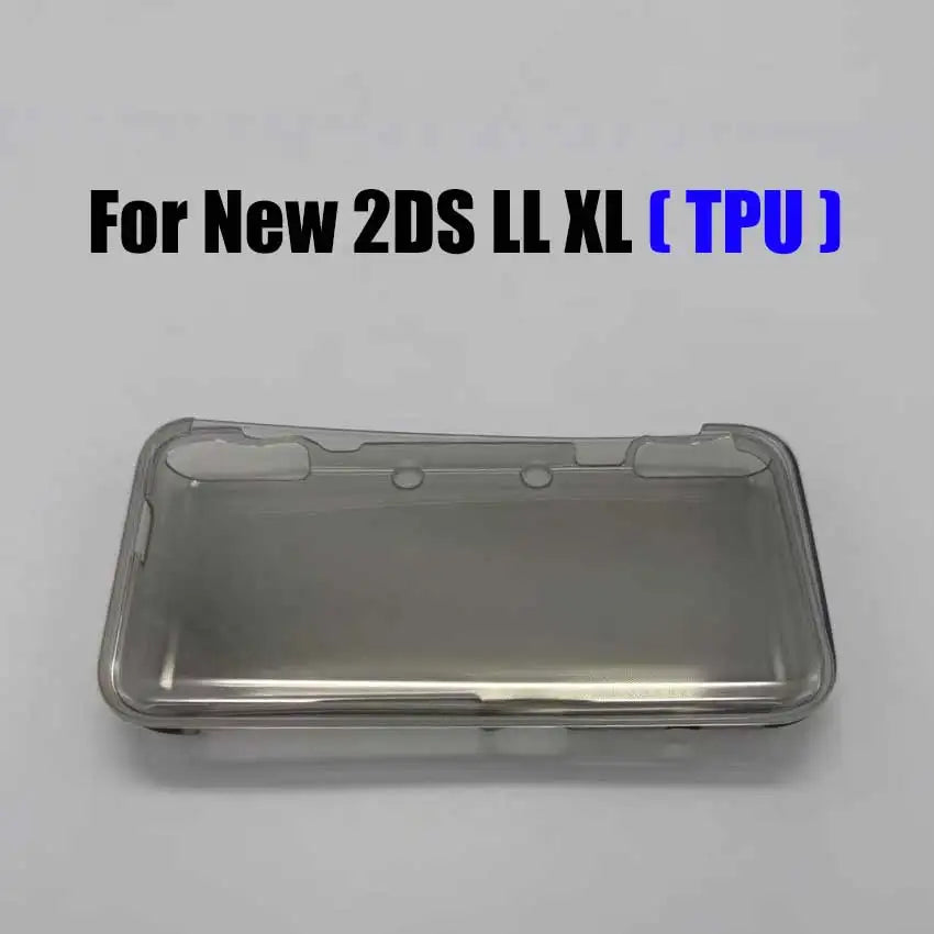Plastic Crystal Hard Shell & TPU Silicone Sleeve For 2DS 3DS 3DSLL 3DSXL New 2DS 3DS LL XL Game Console Soft Protective Case