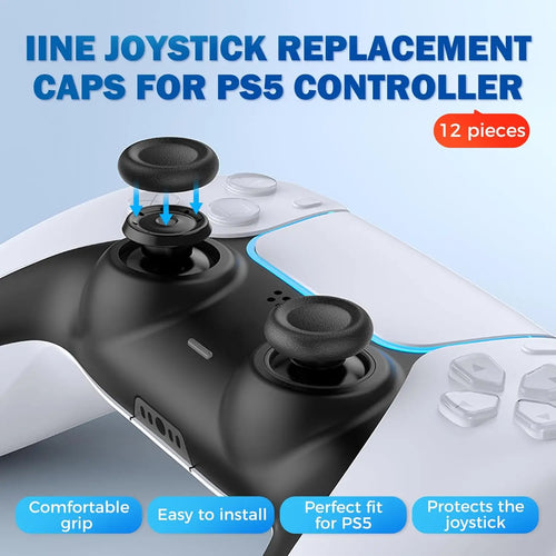 1-20Pair Joystick Replacement Grip Caps Anti-Slip Thumbstick