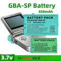 GBASP Battery 3.7V 850mAh Rechargeable Battery for Nintendo 