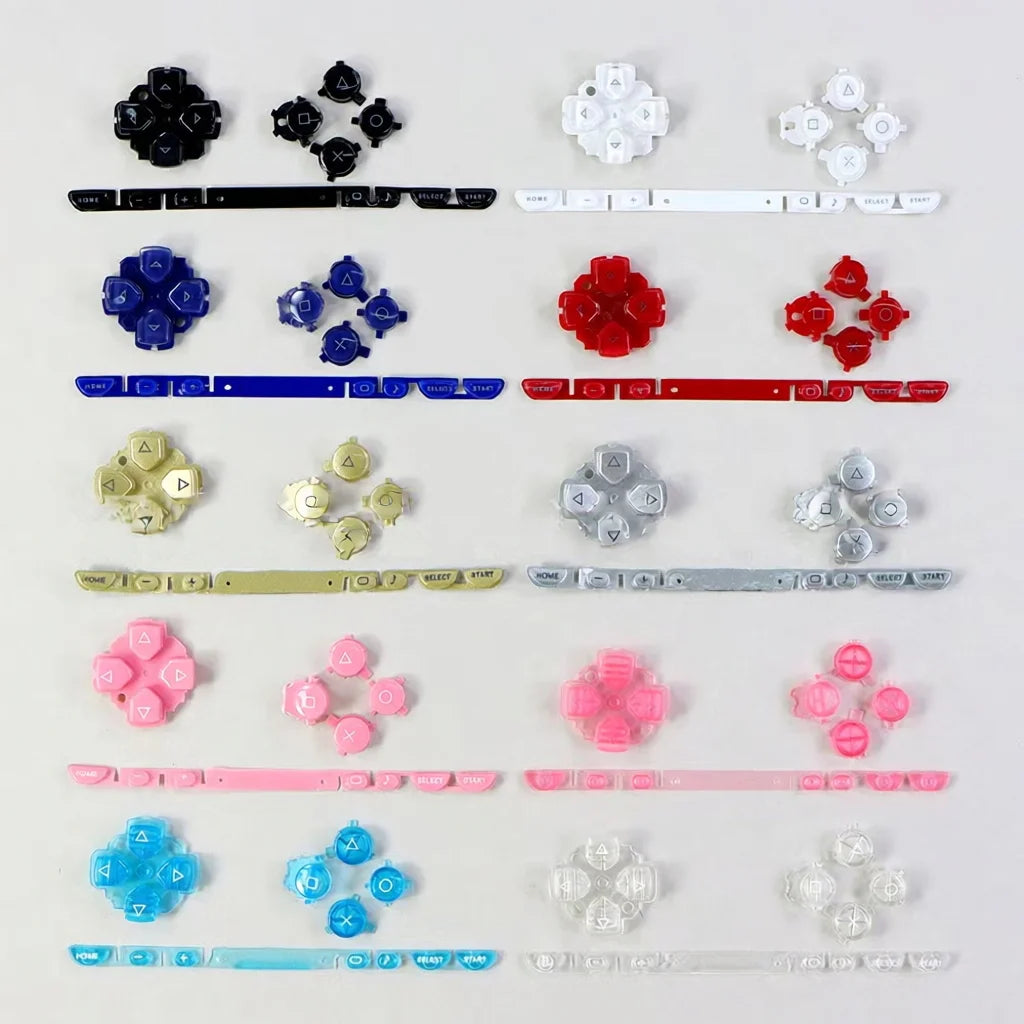 1 Set Left Right ABXY Select Start Home Button Kit D PAD Vol