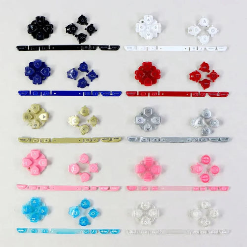 1 Set Left Right ABXY Select Start Home Button Kit D PAD Vol