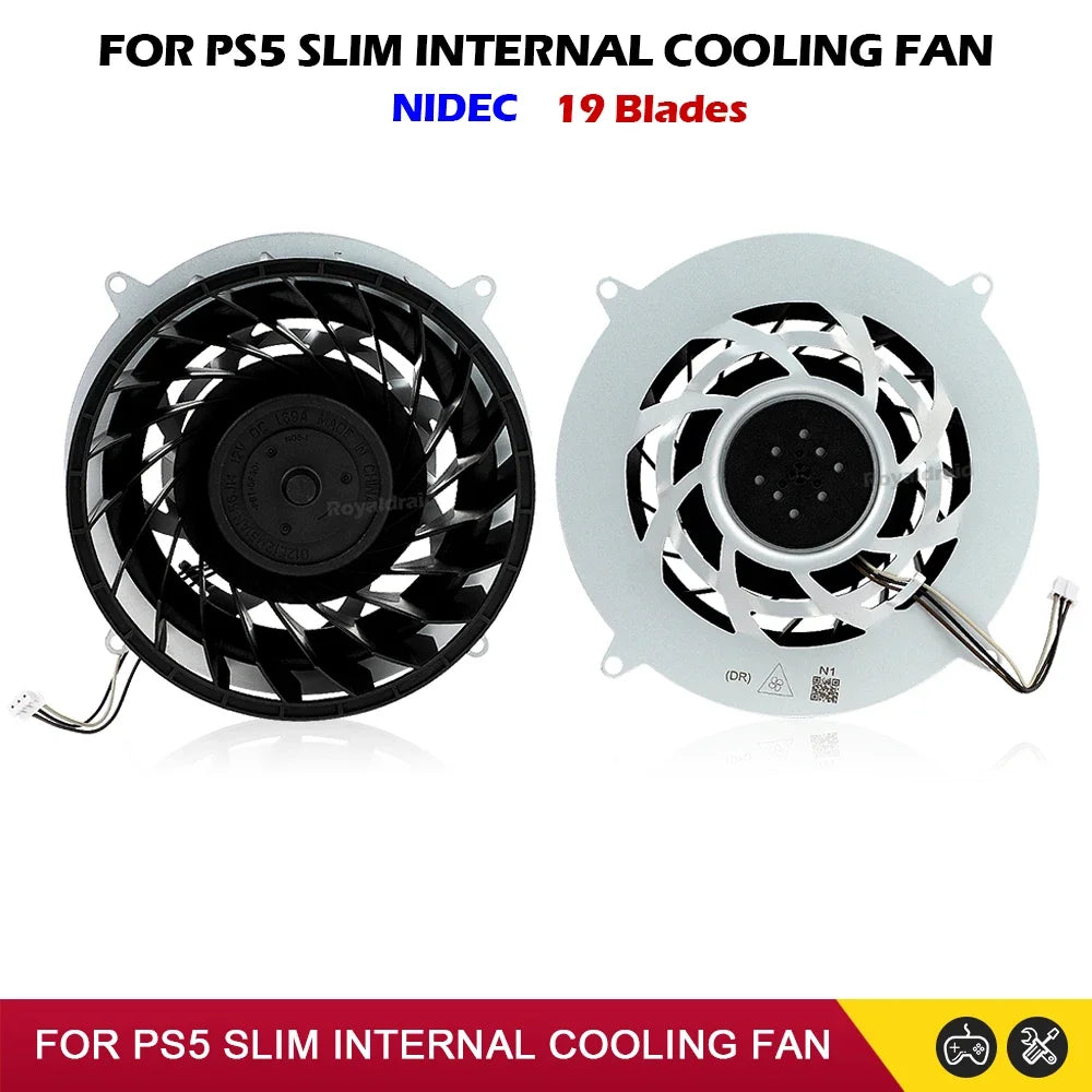 Replacement Internal Cooler Fan For PS5 Slim Host Heatsinks 