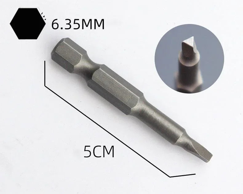 50mm 5PCS Security Screwdriver Set Tamper Proof Tri Wing Tri