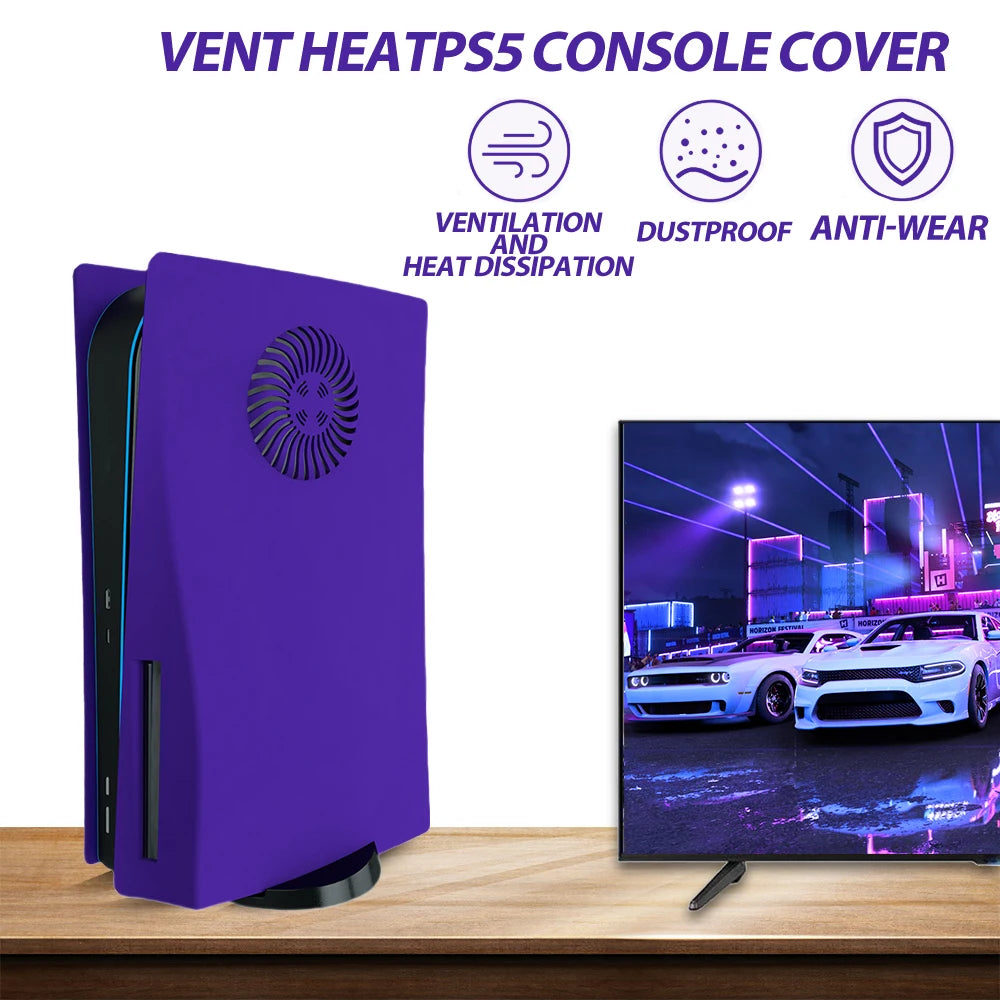 Disc Edition Replacement Faceplate with Cooling Vents Cover 