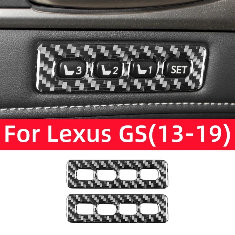 For Lexus GS 2013-2019 Interior Accessories Carbon Fiber Car