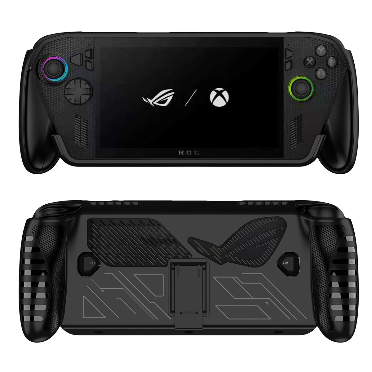 TPU Case for ROG Xbox Ally/Ally X Protective Cover Skin with Kickstand Shockproof Anti-Slip Gaming Console Shell Accessories