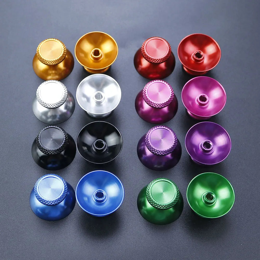 JCD 1Pair Aluminum Metal Analog Joystick Thumb Stick Grip Ca