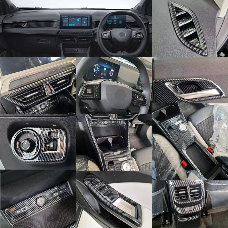 LHD RHD For MG3 Hybrid 2024 2025 Accessories ABS carbonfiber