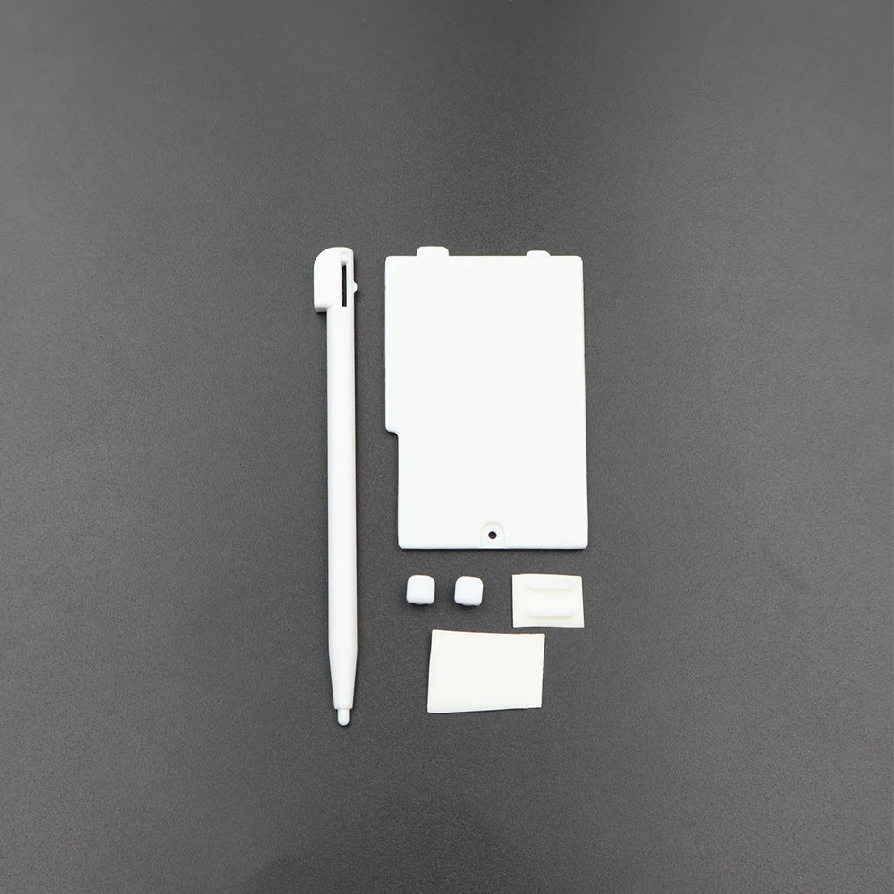 2Sets For NDSL Console Battery Cover Combo Set with Dust-proof Screw Hole Rubber Plugs and Stylus Pen For NDS Lite
