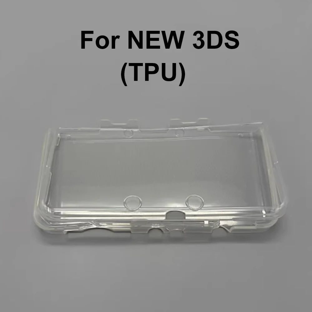JCD High Quality TPU Silicone Sleeve for New Nintendo 3DS LL/NEW3DSXL Handheld Soft Crystal Case Game Console Protective Case