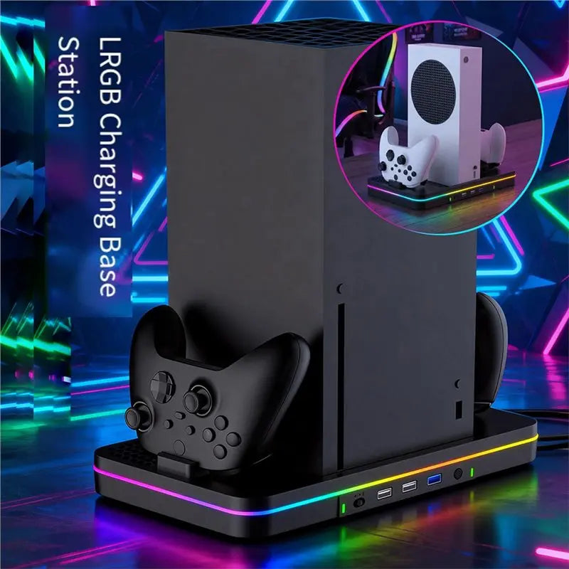 Smart-For /Series X/S Cooling Fan Multi-Function Console Cha