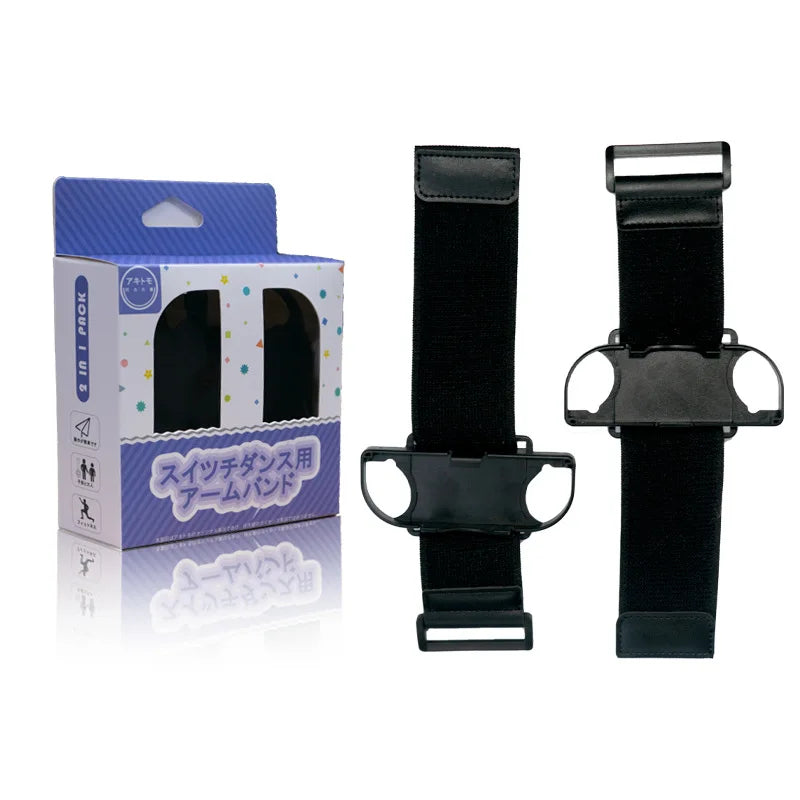 2Pcs Adjustable Game Bracelet Strap for Nintendo Switch Joy-Con Controller Wrist Dance Band Armband for Switch Oled Accessories