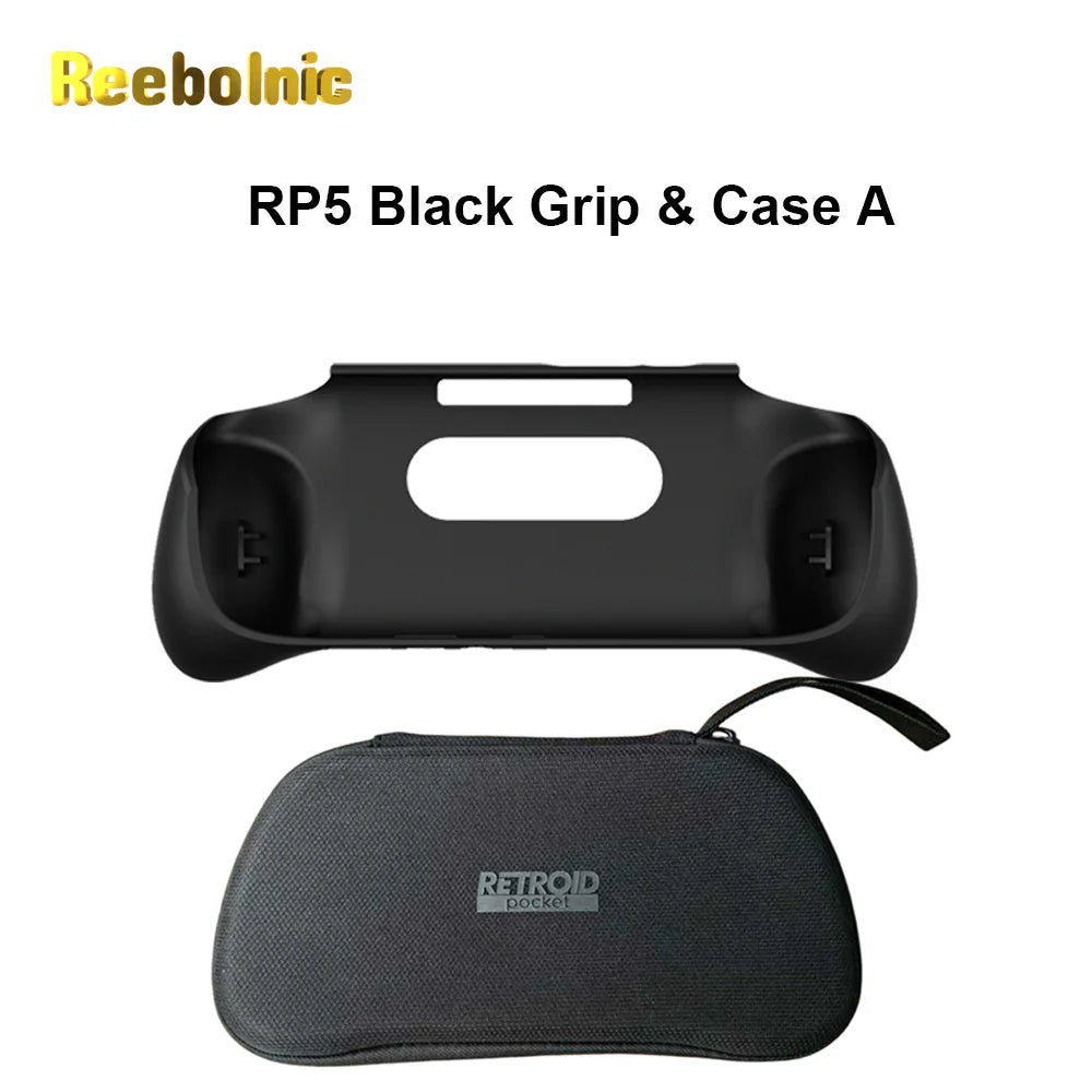 Reebolnic RP5 Big Case with Grip of Retroid Pocket 5 Handheld Game Console Original Version Retroid Official Grip