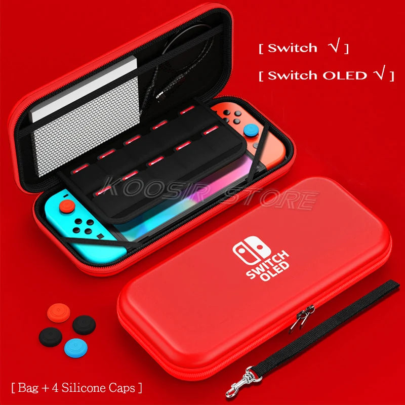 Nintend Switch / OLED EVA Carrying Case Protective Shell Handheld Storage Bag for Nintendo Switch OLED Console Game Accessories