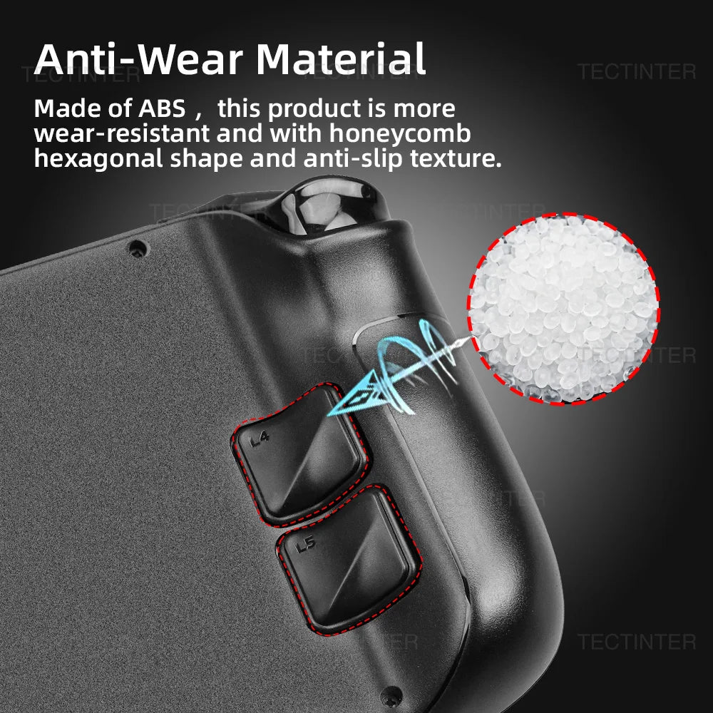 for Steam Deck Back Button Enhancement Set Non-Slip Pad Grip