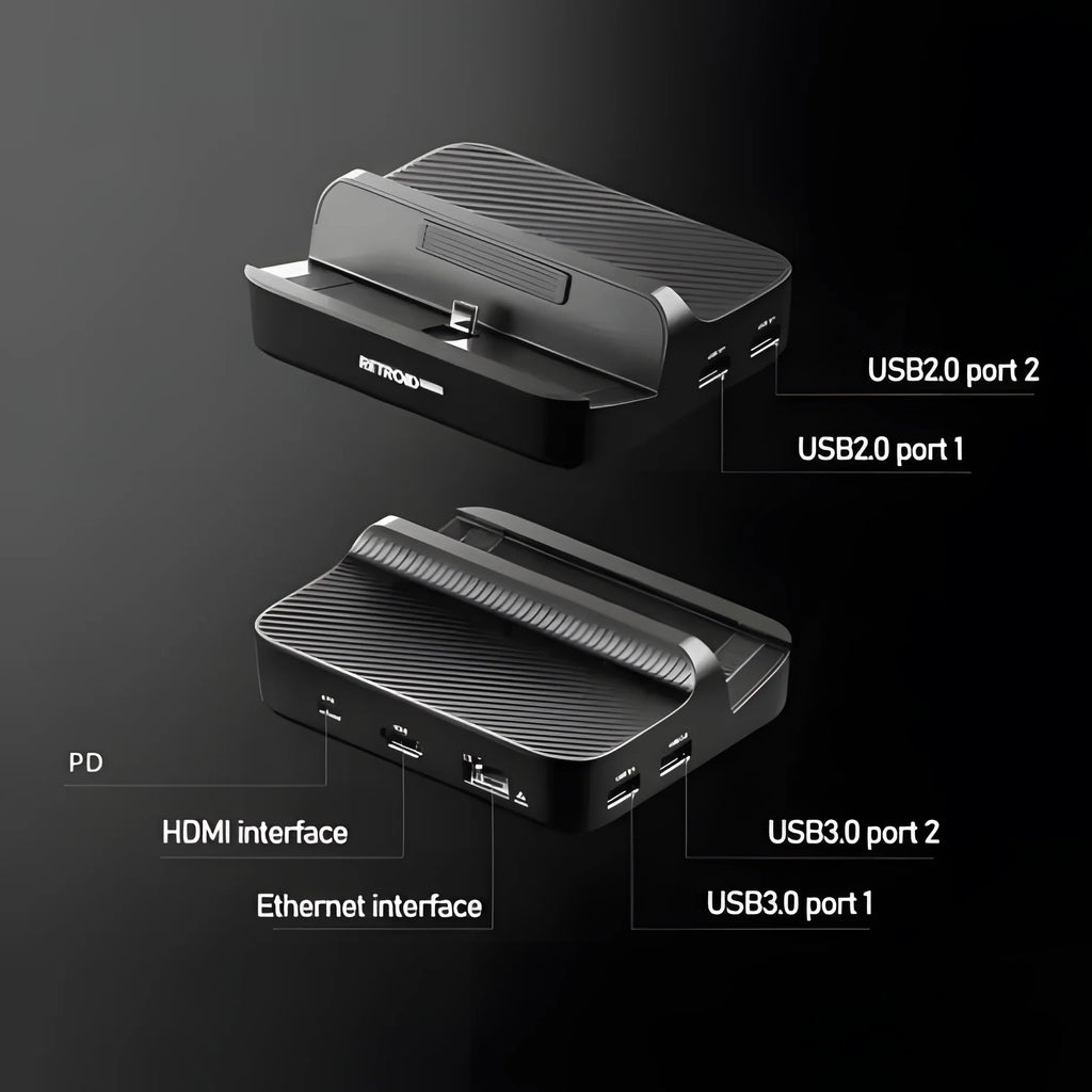 Retroid Pocket 5 Docking Station For Retroid Pocket 4 Pro / 