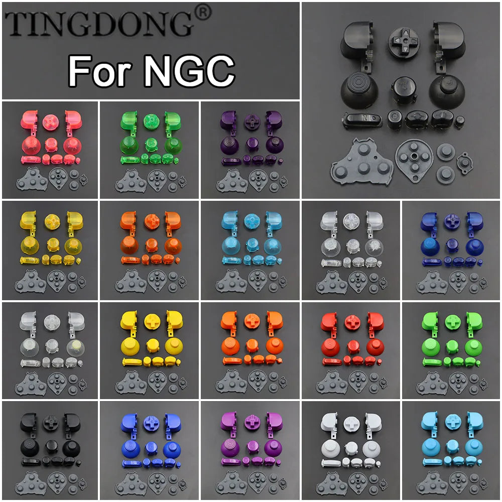 1Set Button For GameCube NGC Gamepad Power ON OFF Key A B X 