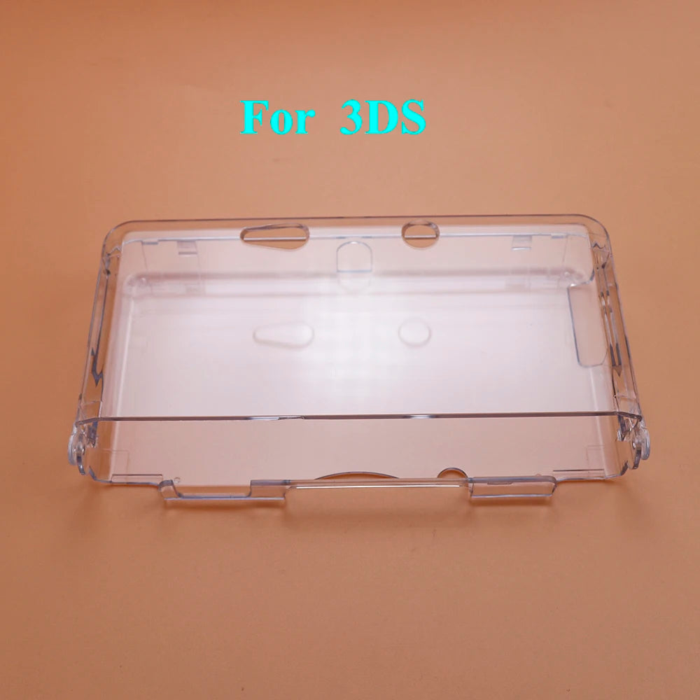 1pc Plastic Clear Crystal Hard Shell Case Cover For 3DS New 