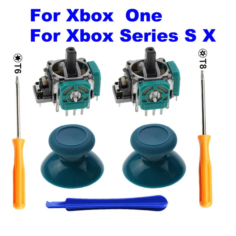 2 PCS 3D Analog Joystick Stick Sensor Module Potentiometers & ThumbStick for XBox One S X Series Controller