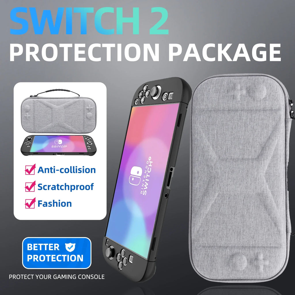 Storage Bag for Nintendo Switch 2 (2025) Travel Carrying Cas