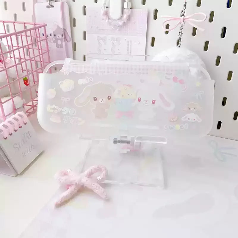 Original Design Girl Heart Dessert Rabbit Cute Switch Protective Case Oled Soft Shell Ns Anime Handle Shell Animation Surroundin