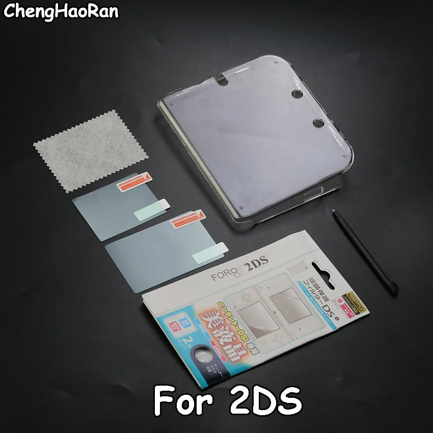 ChengHaoRan For 2Ds Case Durable Transparent Plastic Protect