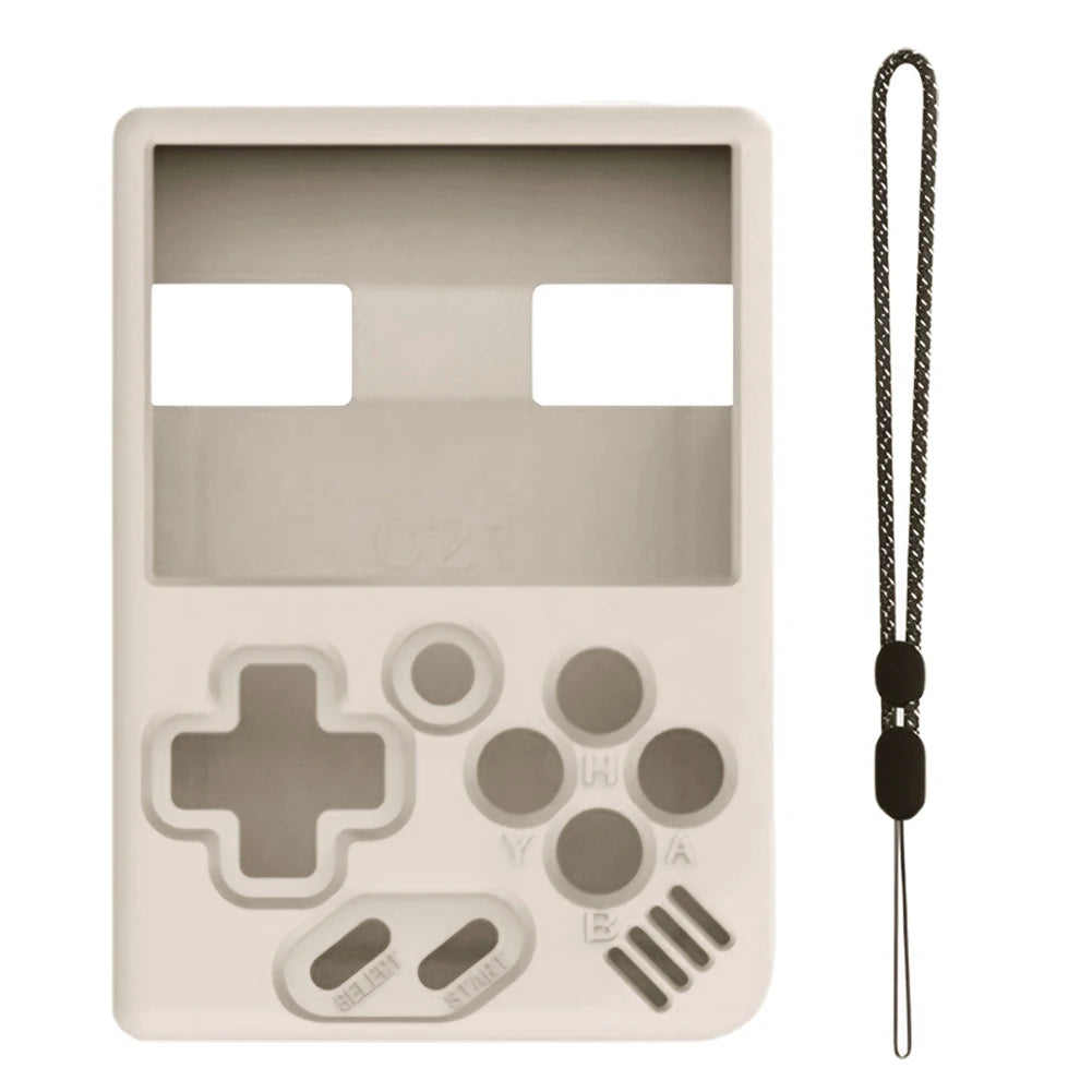 Silicone Protection Skin for MIYOO Soft Case Cover Sleeve Anti-Scratch Non-Slip with Lanyard for MIYOO MINI Plus Game Console