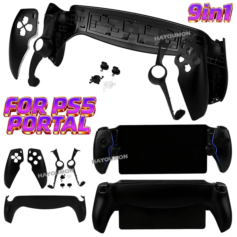 9 IN 1 For PS5 Portal Hard Cover Case Shell Shockproof Handh