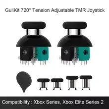 GuliKit NS55 720 Tension Adjustable TMR Joystick Game Accessories for PS4 PS5 Edge Gamepad Switch Pro Xbox Series Controller