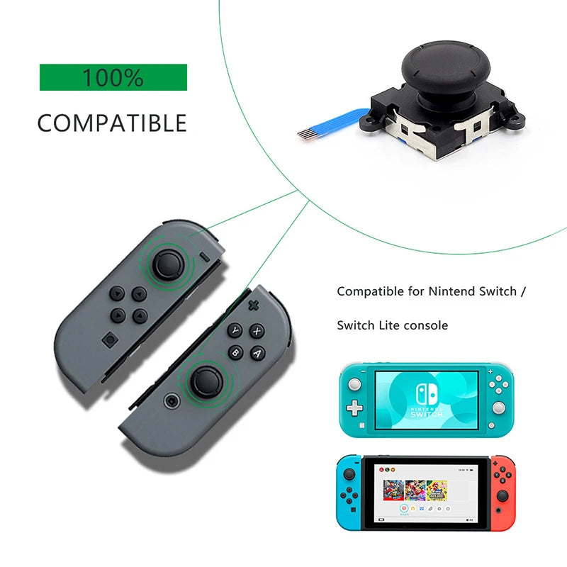 Original Replacement 3D Joystick for Nin-tendo Switch and Sw